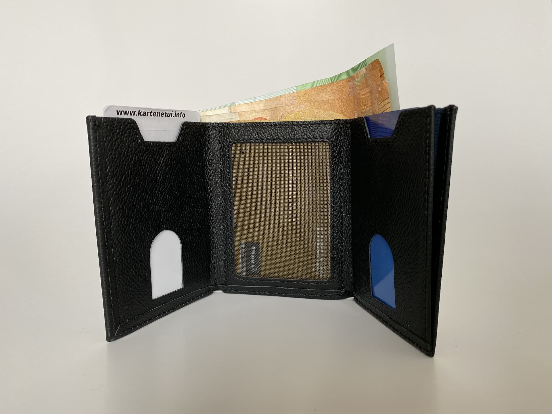 VON HEESEN Mini-Kartenetui mit RFID-Schutz